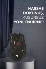 TM-20 Çift Modlu Kablosuz Oyuncu Mouse Fare Siyah