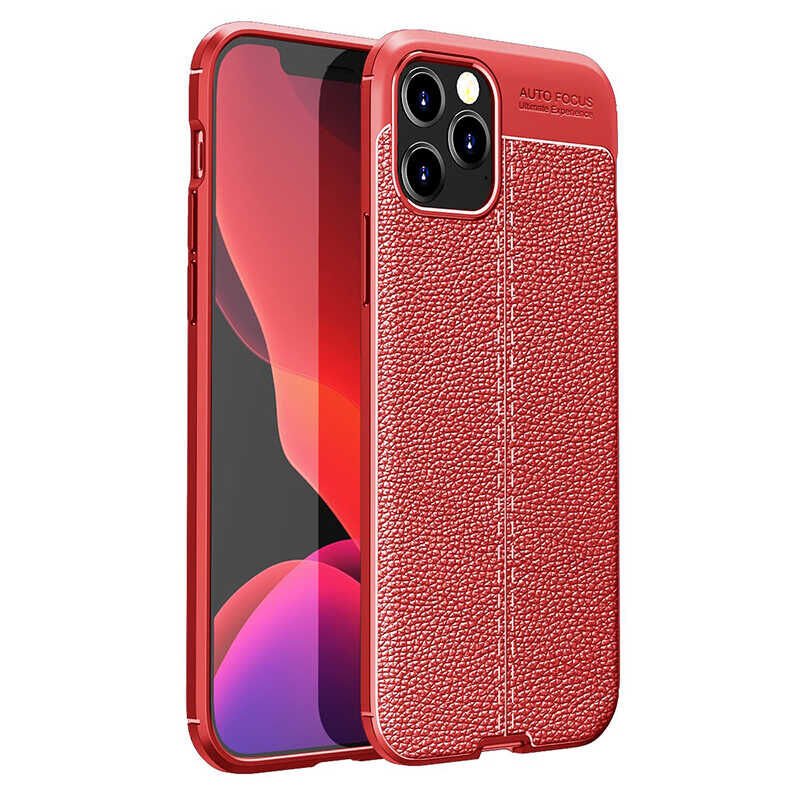 iPhone 12 Pro Kılıf Niss Silikon Kapak Kırmızı