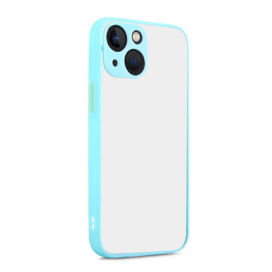 iPhone 13 Mini Kılıf Hux Kapak Turkuaz