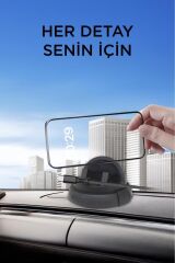 059 360 Derece Dönebilen Numaratörlü Güçlü Araç İçi Telefon Tutucu