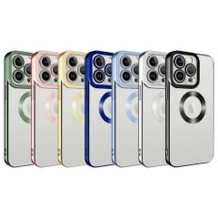 iPhone 13 Pro Max Kılıf Kamera Korumalı Logo Gösteren  Omega Kapak