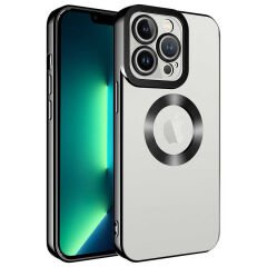 iPhone 13 Pro Max Kılıf Kamera Korumalı Logo Gösteren  Omega Kapak