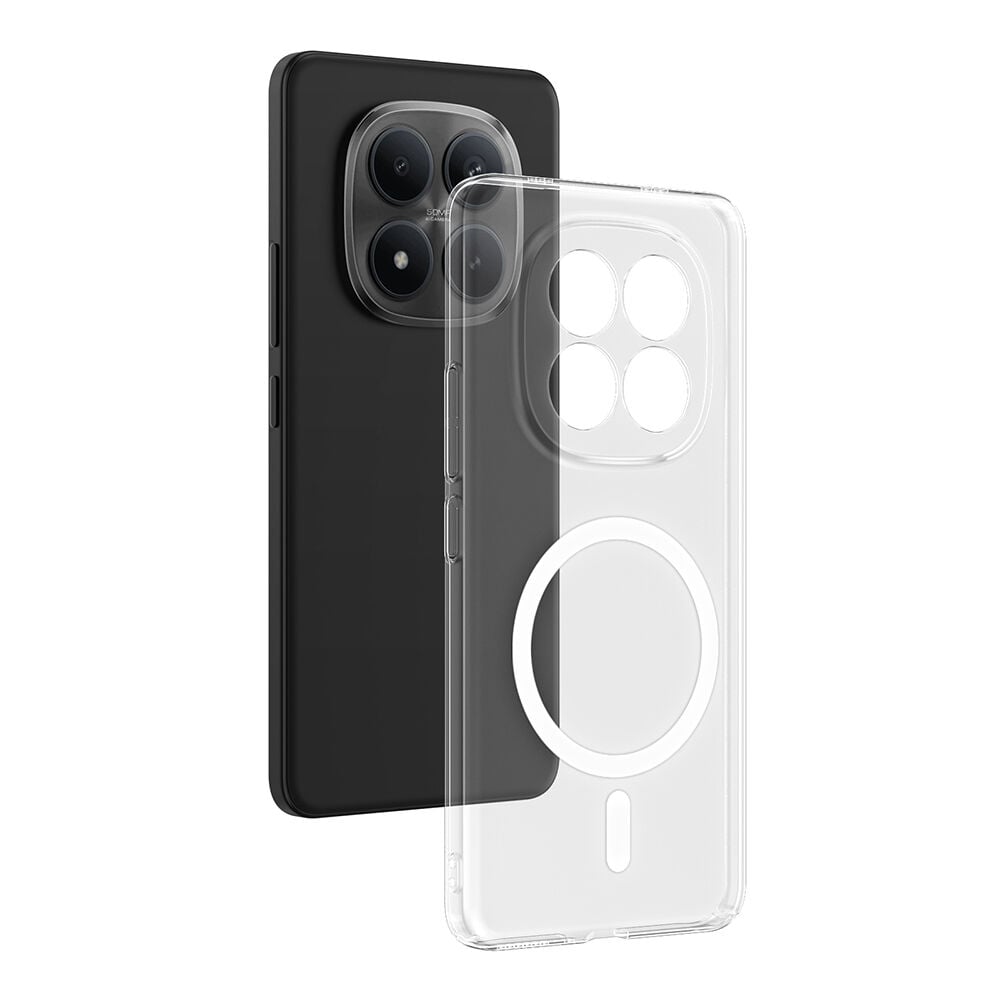 Xiaomi Redmi Note 15 Pro Uyumlu Kamera Korumalı MagSafe Şarj Özellikli Şeffaf Sararmaz London Sert Plastik Kapak