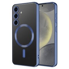 Samsung Galaxy S24 Kılıf Kamera Korumalı Kablosuz Wireless Şarj Özellikli Demre Kapak