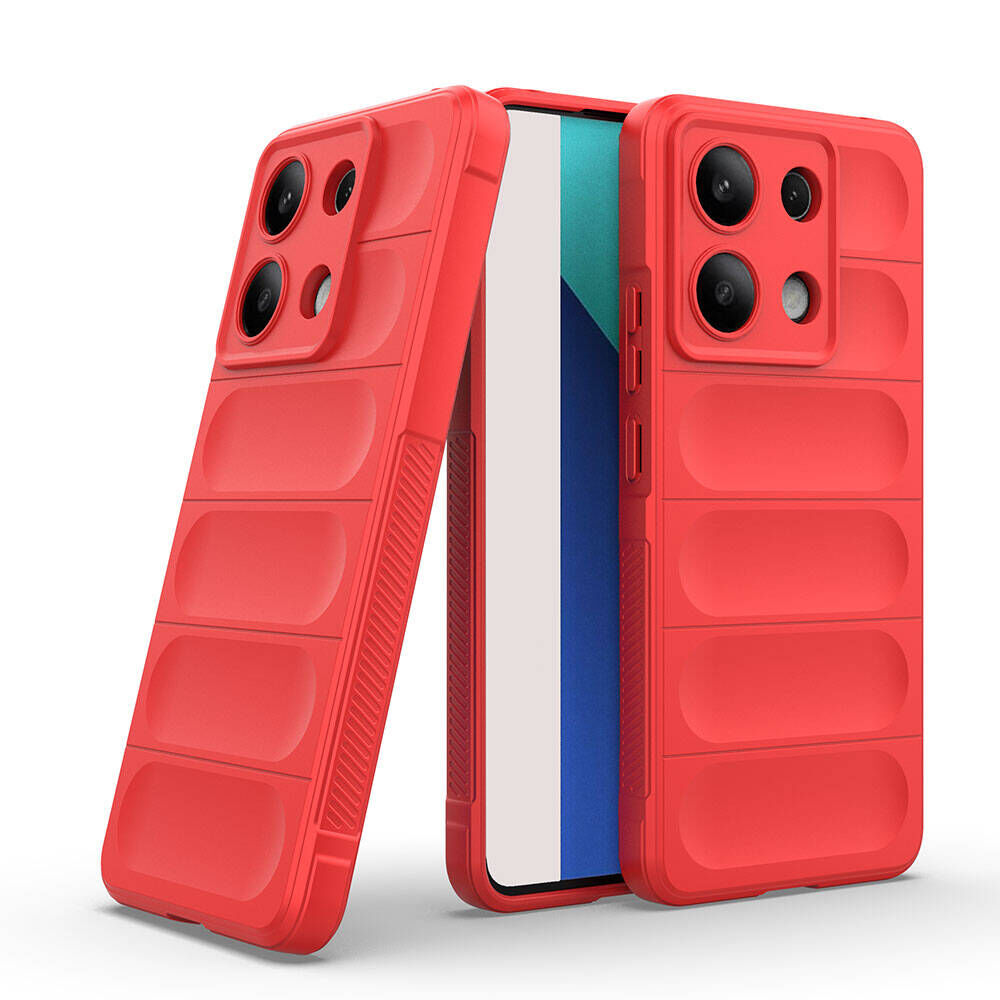Xiaomi Redmi Note 13 4G Kılıf Esnek TPU Oyuklu Arka Yüzey Tasarımlı Etnik Silikon Kapak