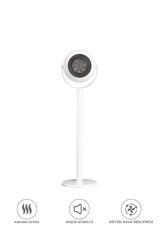 Ayaklı Isıtıcı Fan 800W | Sessiz Çalışma | Hızlı Isıtma | Aşırı Isınma Koruma Beyaz