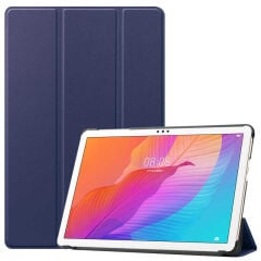 Honor X8 Smart Cover Standlı 1-1 Kılıf Lacivert
