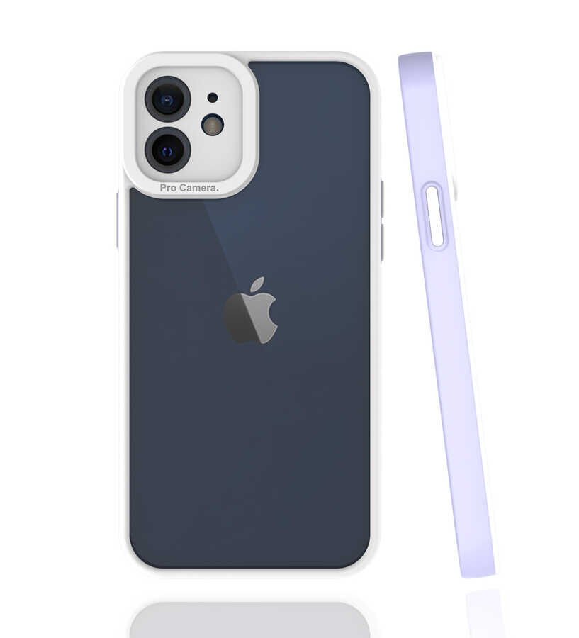 iPhone 12 Kılıf Mima Kapak Lila