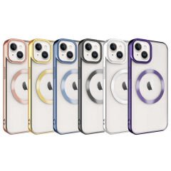 iPhone 14 Kılıf Magsafe Wireless Şarj Özellikli Setro Silikon
