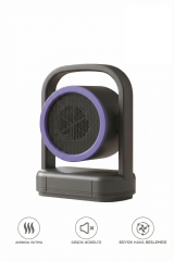 Mini Isıtıcı Fan | Taşınabilir Sessiz Hızlı Isıtma | 500W Kompakt Isıtıcı Siyah