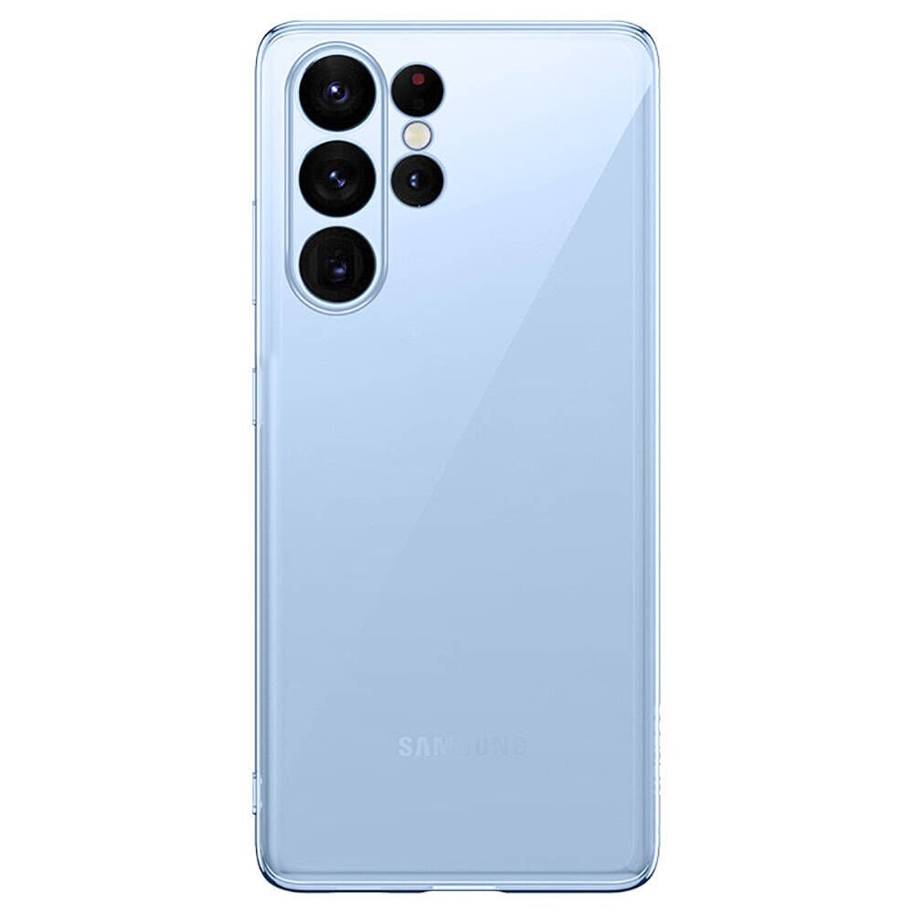 Samsung Galaxy S24 Ultra Kılıf Kamera Korumali Süper Silikon Kapak Renksiz