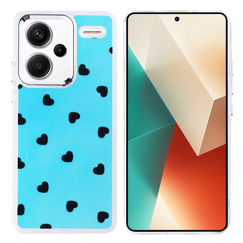 Xiaomi Redmi Note 13 Pro Plus 5G Kılıf Airbag Tasarımlı Hadra Kapak Kalp