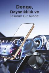 JX-054 Manyetik 180 Derece Dönebilen Plastik Telefon Tutucu Beyaz