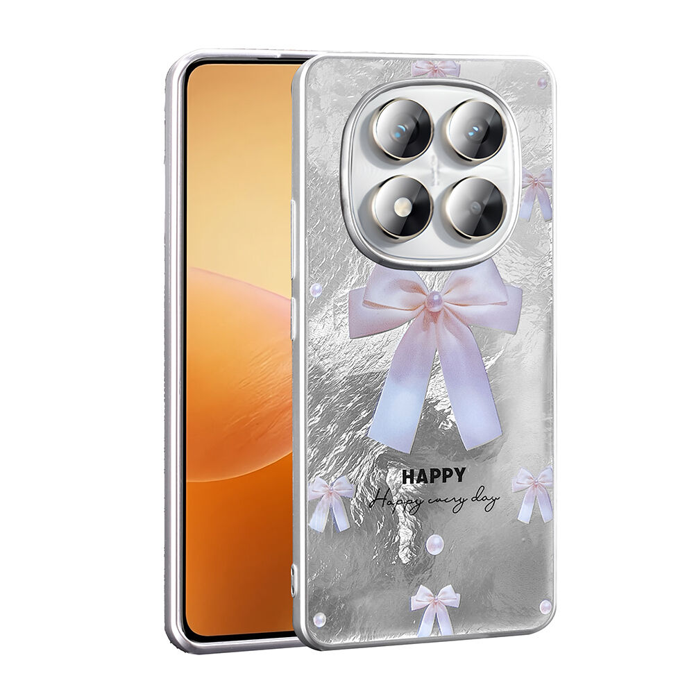Xiaomi Poco X7 Kılıf Desenli Mep Kapak İncili Fiyonk