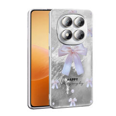 Xiaomi Poco X7 Kılıf Desenli Mep Kapak İncili Fiyonk