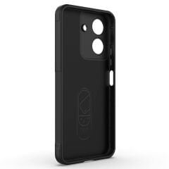 Xiaomi Redmi 13C Kılıf Esnek TPU Oyuklu Arka Yüzey Tasarımlı Etnik Silikon Kapak