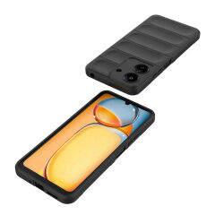 Xiaomi Redmi 13C Kılıf Esnek TPU Oyuklu Arka Yüzey Tasarımlı Etnik Silikon Kapak