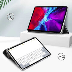 Apple iPad Air 11 2024 Smart Cover Standlı 1-1 Kılıf