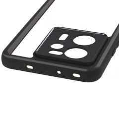 Xiaomi Mi 13T Pro Kılıf Kamera Korumalı Şeffaf Arka Yüzey New Roll Kapak