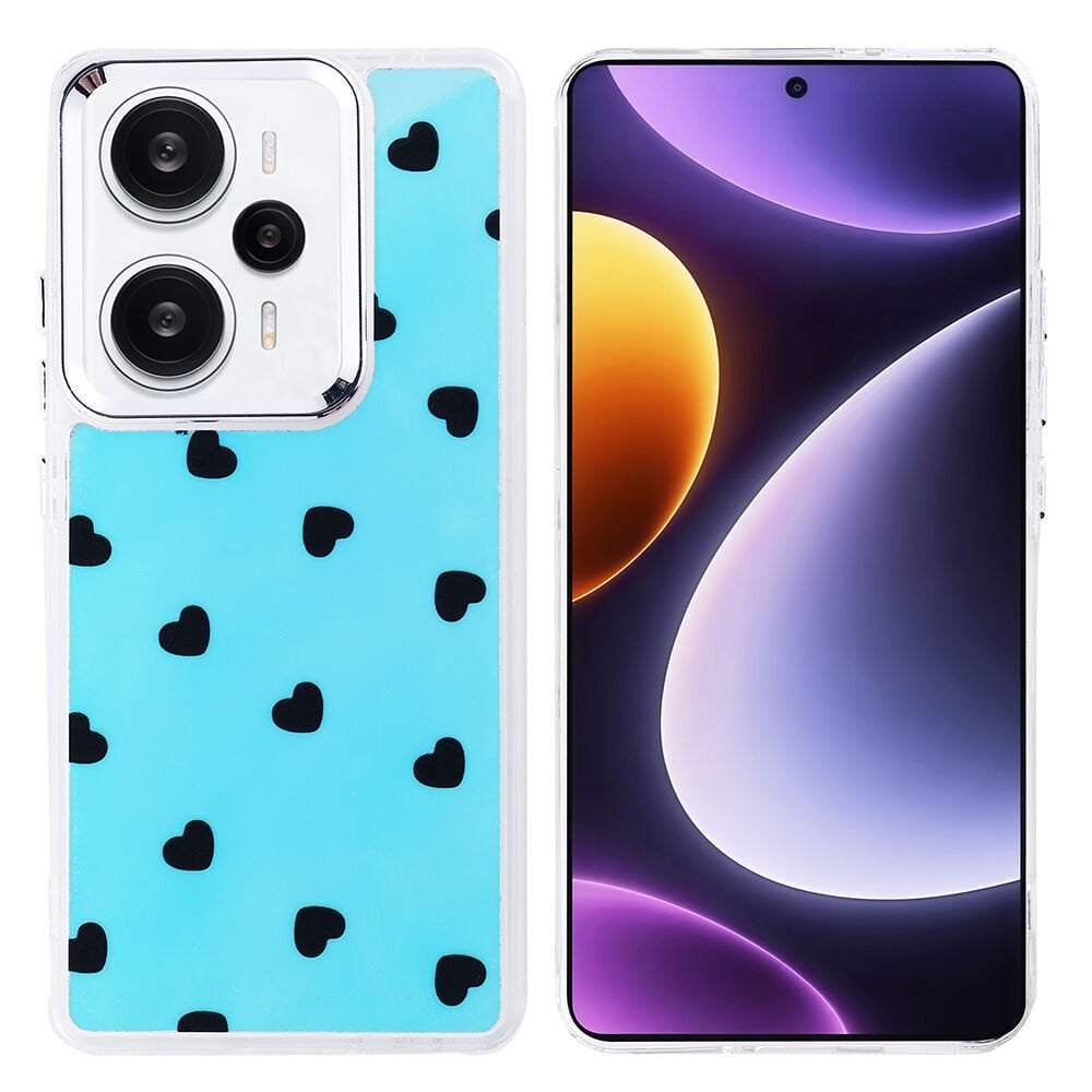 Xiaomi Redmi Note 13 Pro 4G Kılıf Airbag Tasarımlı Hadra Kapak Kalp
