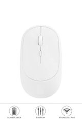 Mouse Usb Ve Bluetooth Bağlanti Çift Modlu Şarjli Sessiz Kablosuz Fare TM16