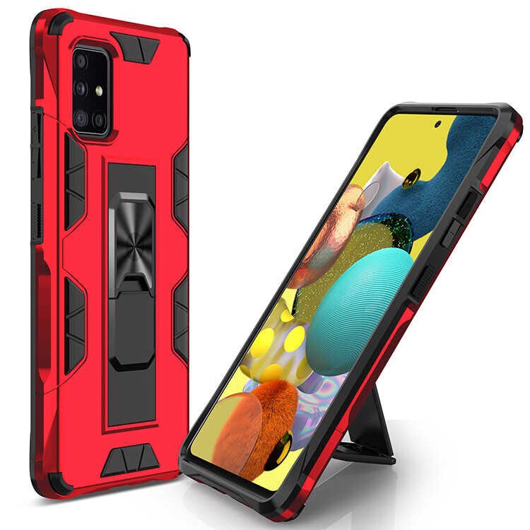 Samsung Galaxy A71 Kılıf Volve Kapak Kırmızı