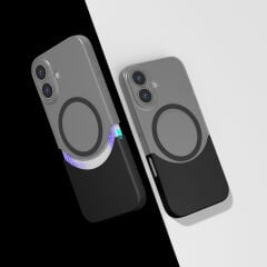 iPhone 16 Kablosuz Şarj Destekli Kılıf Mıknatıslı Duble Kapak