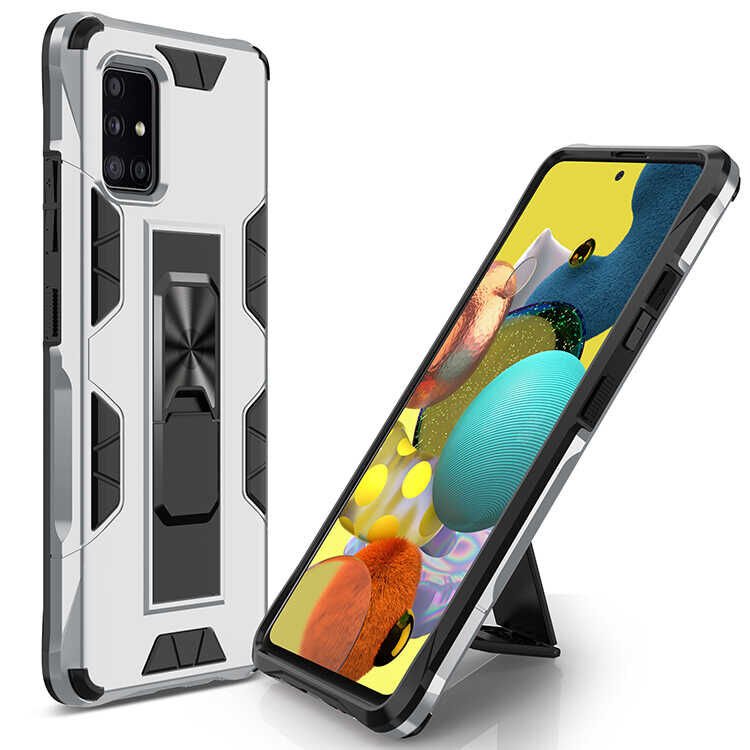 Samsung Galaxy A71 Kılıf Volve Kapak Gri