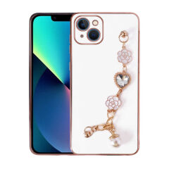 iPhone 14 Plus Kılıf El Tutamaçlı Kamera Korumalı Taka Silikon Kapak