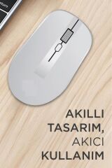 Mouse Çift Modlu Sessiz Kablosuz Fare TM18
