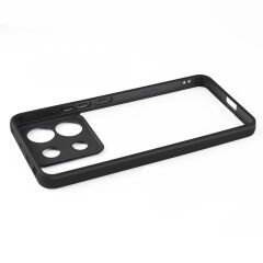 Xiaomi Redmi Note 13 Pro 5G Kılıf Kamera Korumalı Şeffaf Arka Yüzey New Roll Kapak