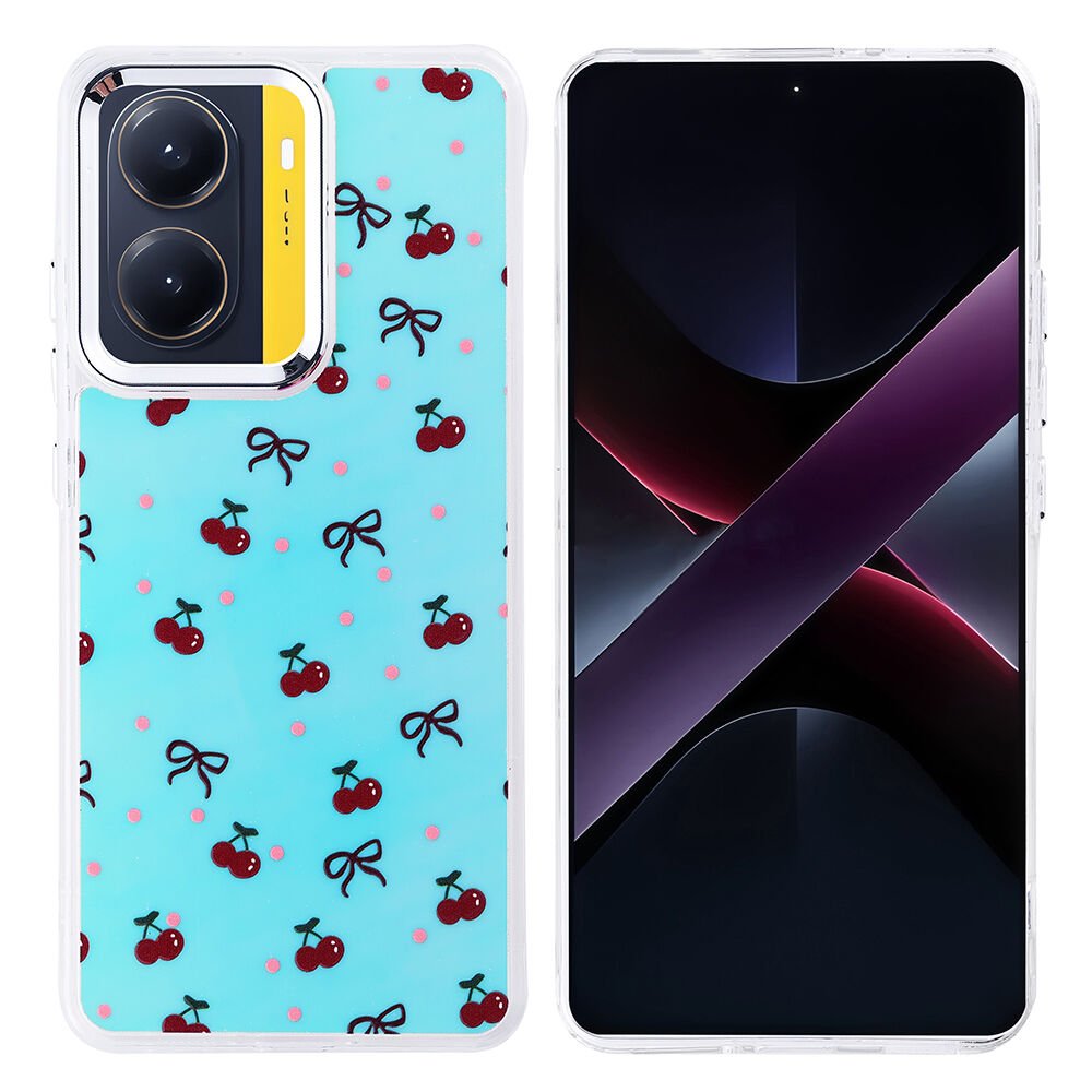 Xiaomi Poco X7 Pro Kılıf Airbag Tasarımlı Hadra Kapak Kiraz