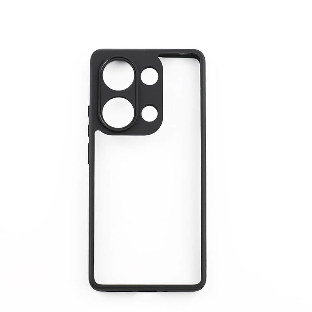 Xiaomi Redmi Note 13 Pro 4G Kılıf Kamera Korumalı Şeffaf Arka Yüzey New Roll Kapak
