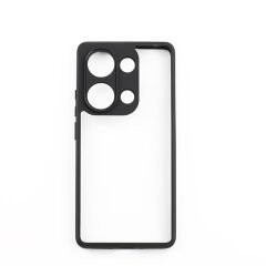Xiaomi Redmi Note 13 Pro 4G Kılıf Kamera Korumalı Şeffaf Arka Yüzey New Roll Kapak