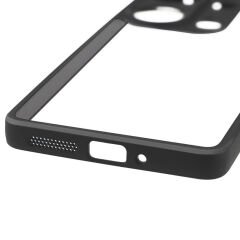 Xiaomi Redmi Note 13 Pro 4G Kılıf Kamera Korumalı Şeffaf Arka Yüzey New Roll Kapak