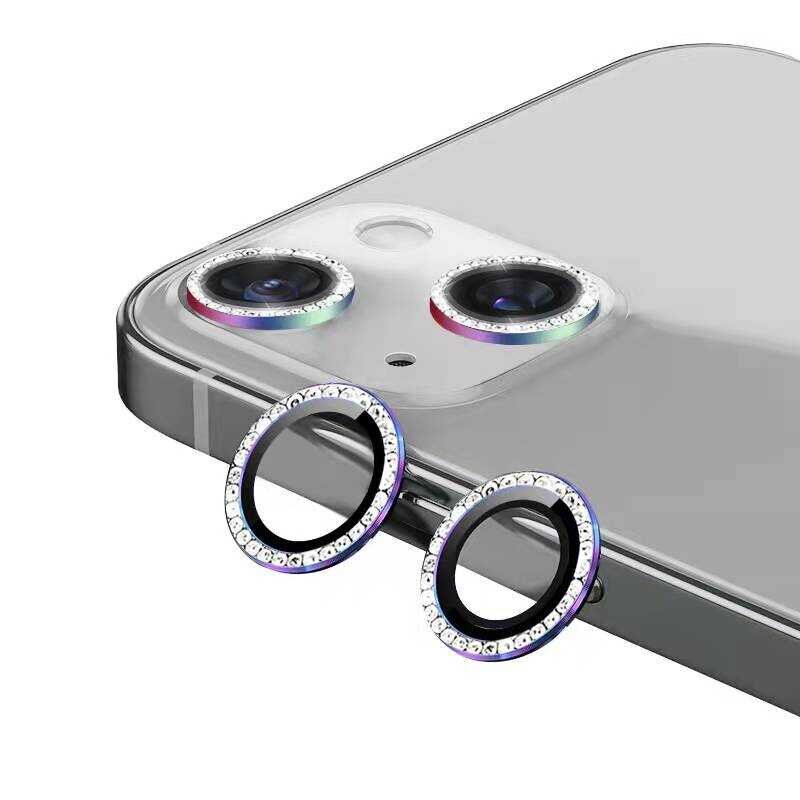 iPhone 13 Mini CL-06 Kamera Lens Koruyucu Colorful