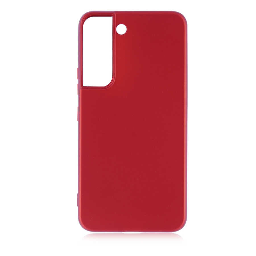 Samsung Galaxy S22 Kılıf Premier Silikon Kapak Kırmızı