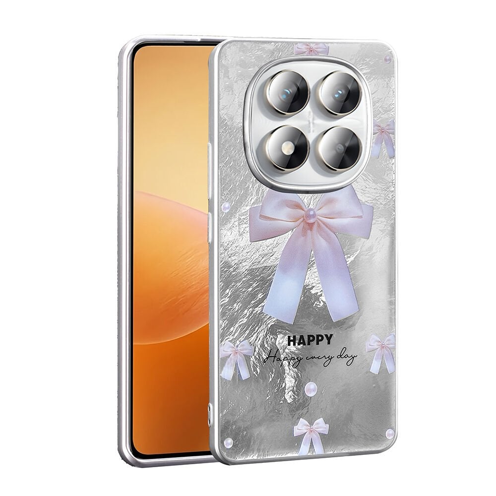 Xiaomi Redmi Note 14 Pro Plus Kılıf Desenli Mep Kapak İncili Fiyonk