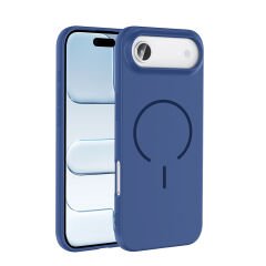 iPhone 17 Air Kılıf Meta Lansman Magsafe Kamera Korumalı içi Kadife Yumuşak Renkli Süet Silikon
