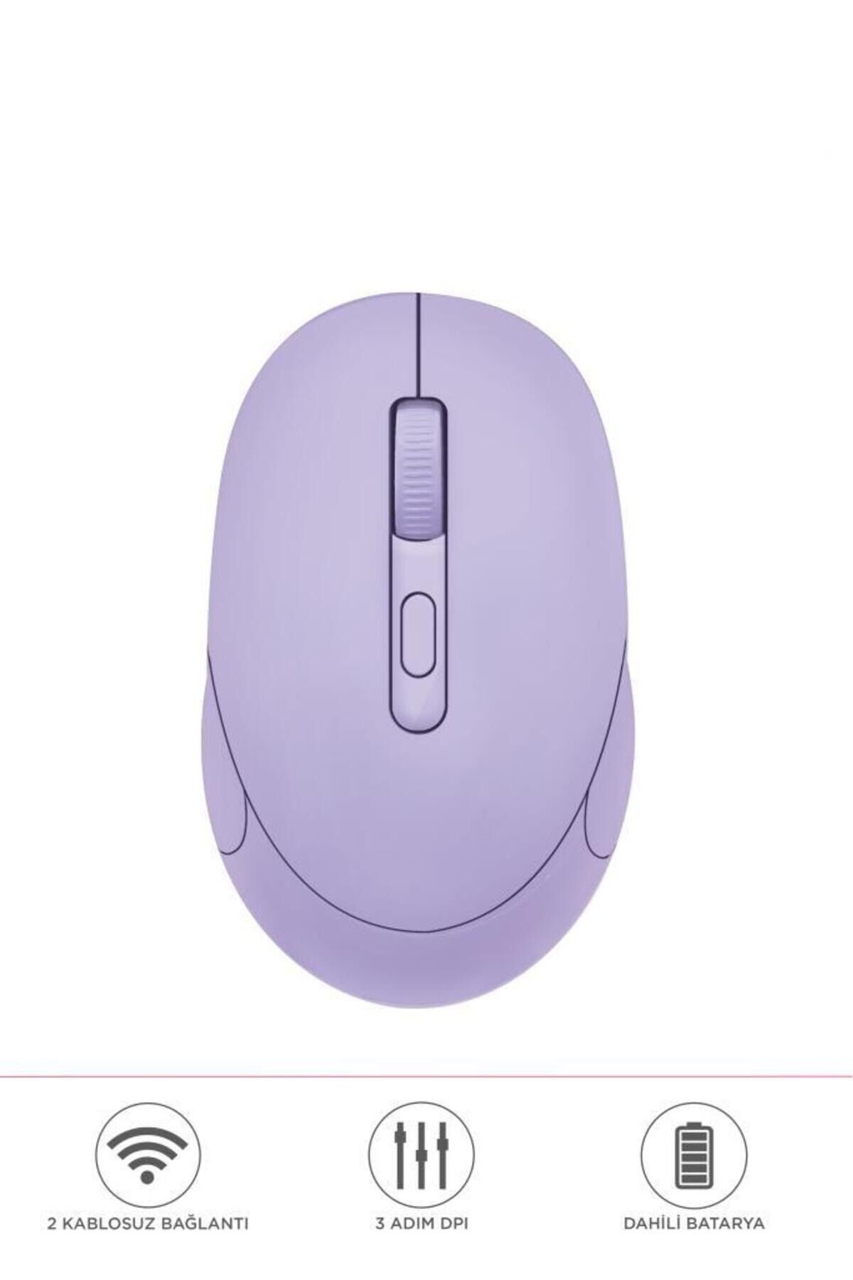 Mouse Bluetooth + Usb Çift Modlu Şarjli Sessiz Kablosuz Fare TM17