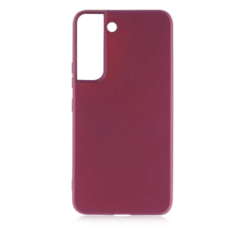 Samsung Galaxy S22 Kılıf Premier Silikon Kapak Mürdüm