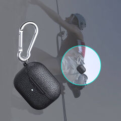 Airpods 4 Kılıf Airbag 03 Silikon Siyah