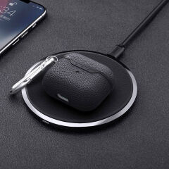 Airpods 4 Kılıf Airbag 03 Silikon Siyah