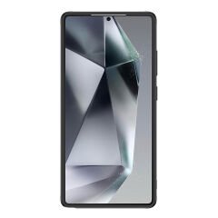 Samsung Galaxy S25 Ultra Kılıf Kamera Korumalı Şeffaf Arka Yüzey New Roll Kapak