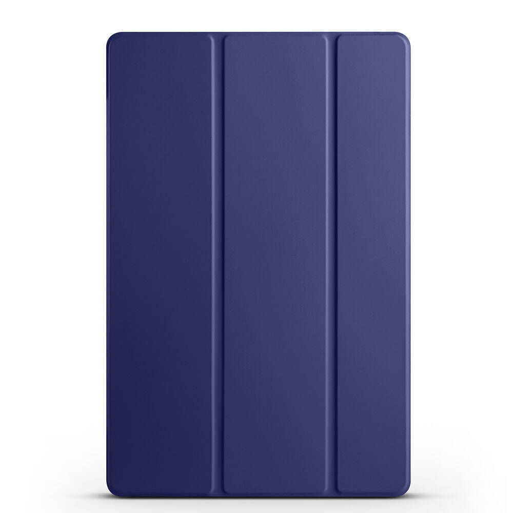 Samsung Galaxy Tab S9 FE Plus Smart Cover Standlı 1-1 Kılıf Lacivert