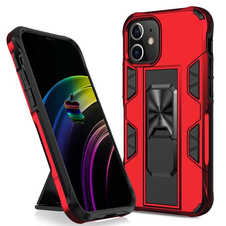 iPhone 12 Pro Kılıf Volve Kapak Kırmızı