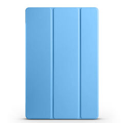 Samsung Galaxy Tab S9 FE Plus Smart Cover Standlı 1-1 Kılıf Mavi