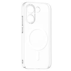 Xiaomi Poco X8 Pro Uyumlu Kamera Korumalı MagSafe Şarj Özellikli Şeffaf Sararmaz London Sert Plastik Kapak