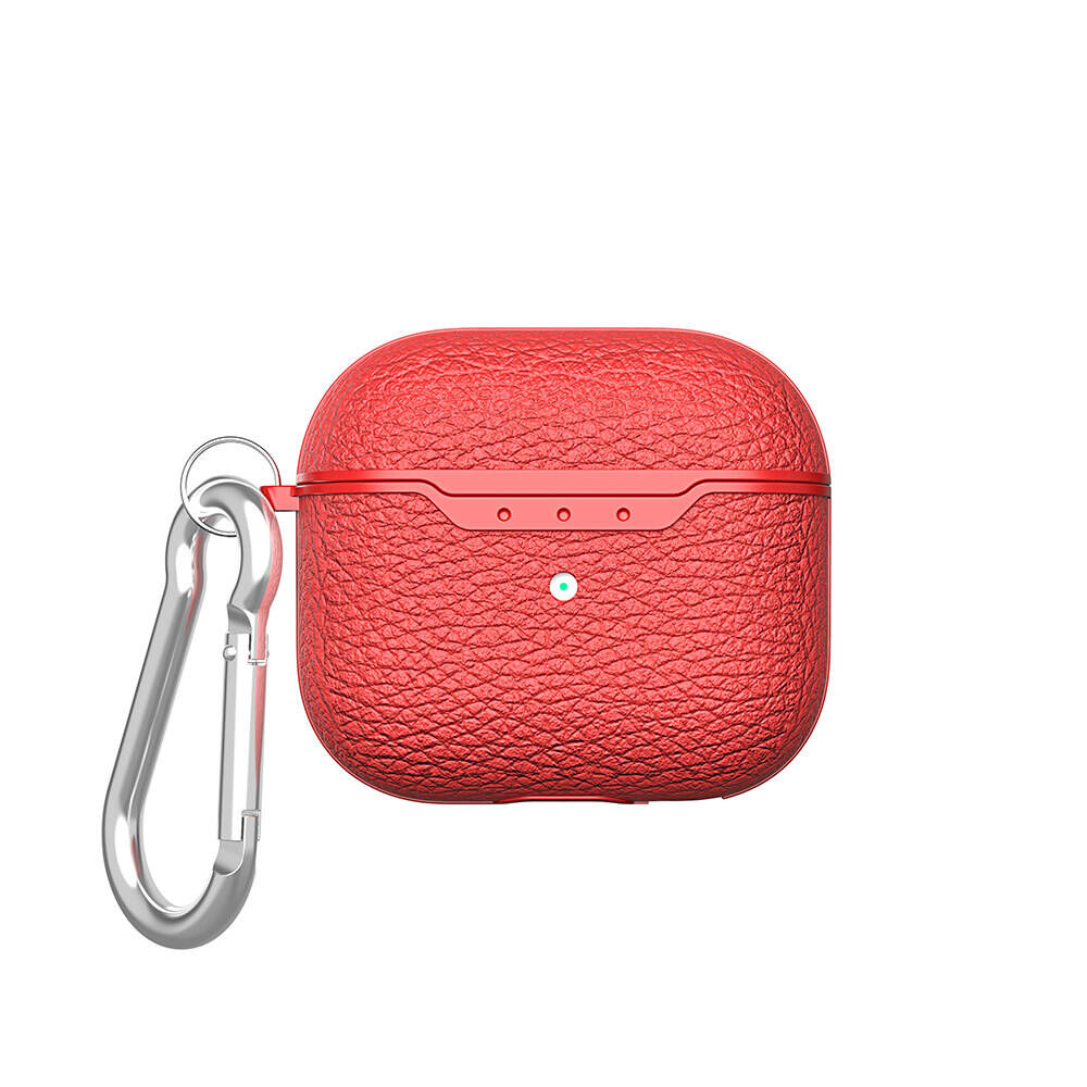 Airpods 4 Kılıf Airbag 03 Silikon Kırmızı
