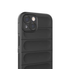 iPhone 13 Kılıf Esnek TPU Oyuklu Arka Yüzey Tasarımlı Etnik Silikon Kapak